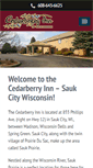 Mobile Screenshot of cedarberryinn.com